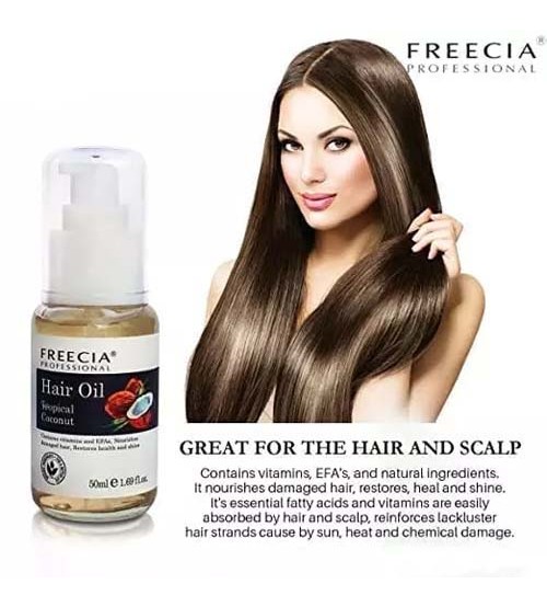 Freecia Tropical Coconut Soft & Shine Hair Oil 50ml